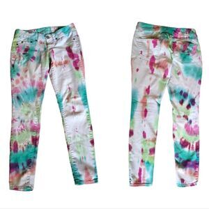 SO Clorful‎ Pastel Tie Dyed Low Rise Jeggings Pants Jeans Size 5